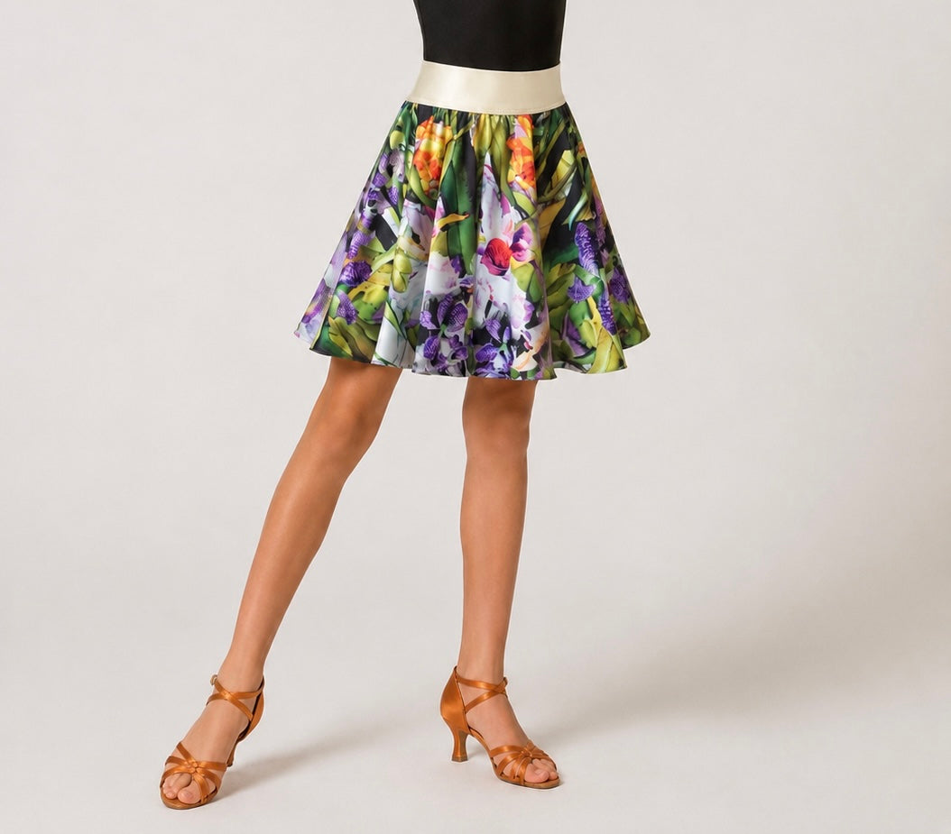 HD children´s skirt flowers, size 134