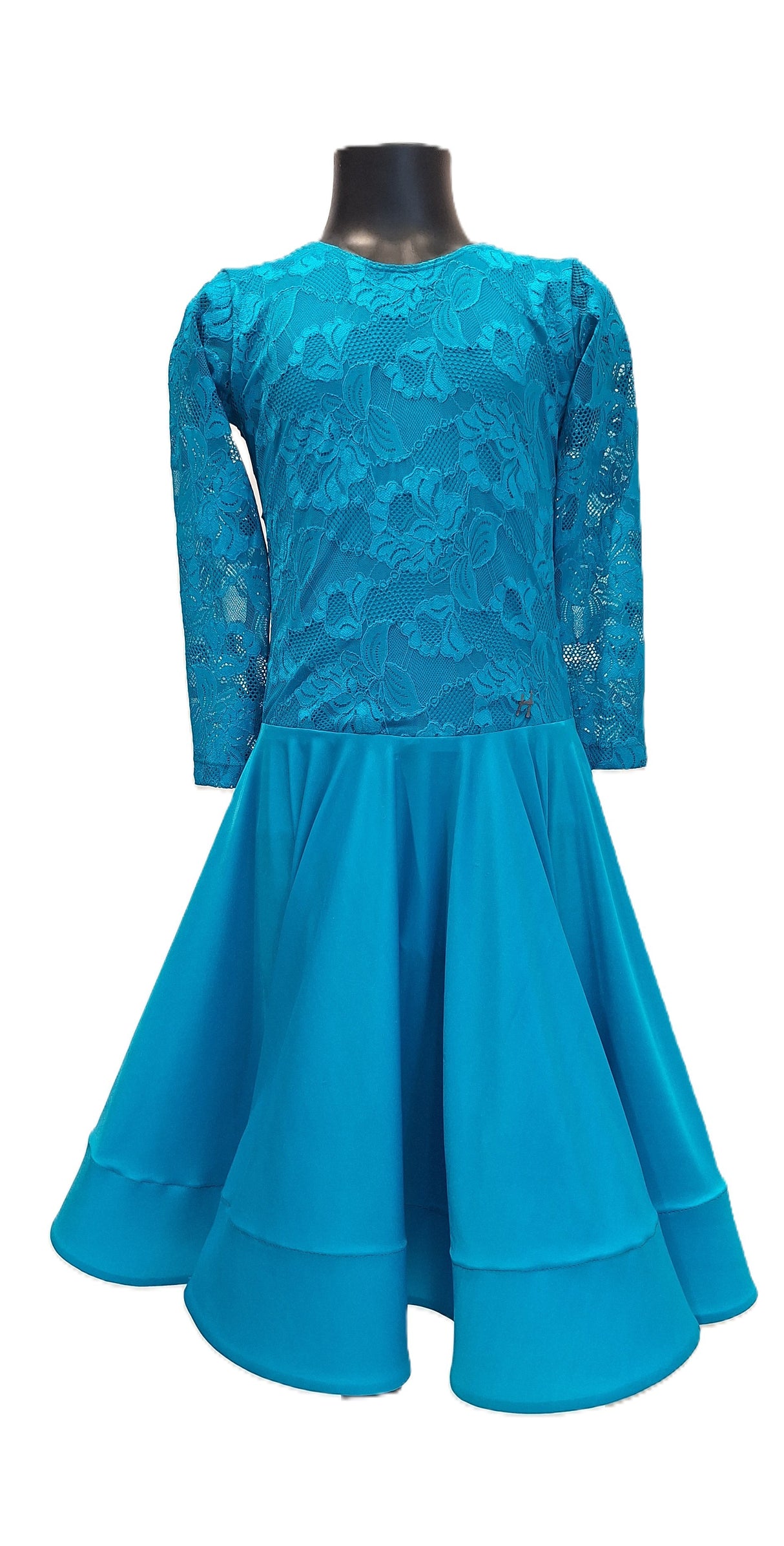 HD Dívčí taneční šaty,soft boning-krajka