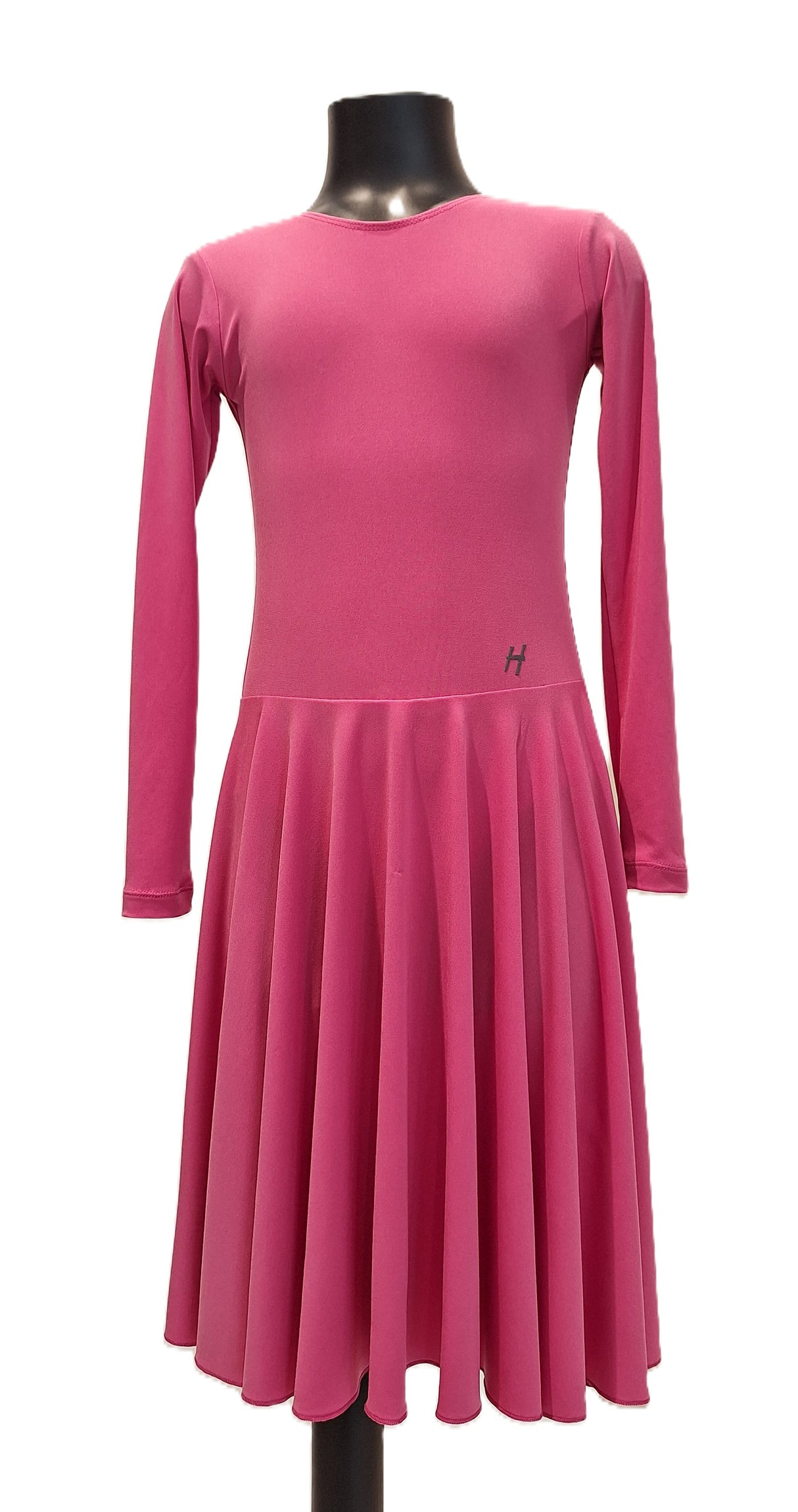 HD Dívčí taneční šaty s dlouhým rukávem