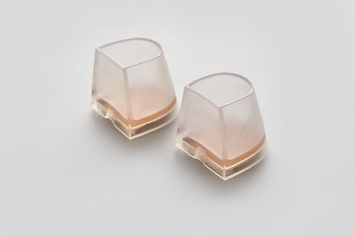 SUPADANCE heel protectors - suede base