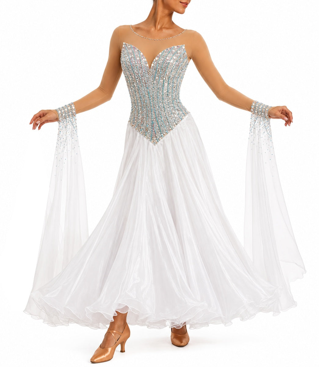 HD Dámské šaty standardní White with Pearls