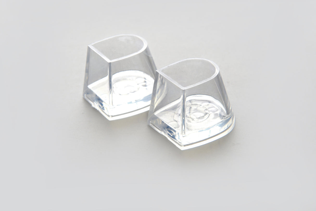 GALA Heel protectors Flare Rounded Transparent