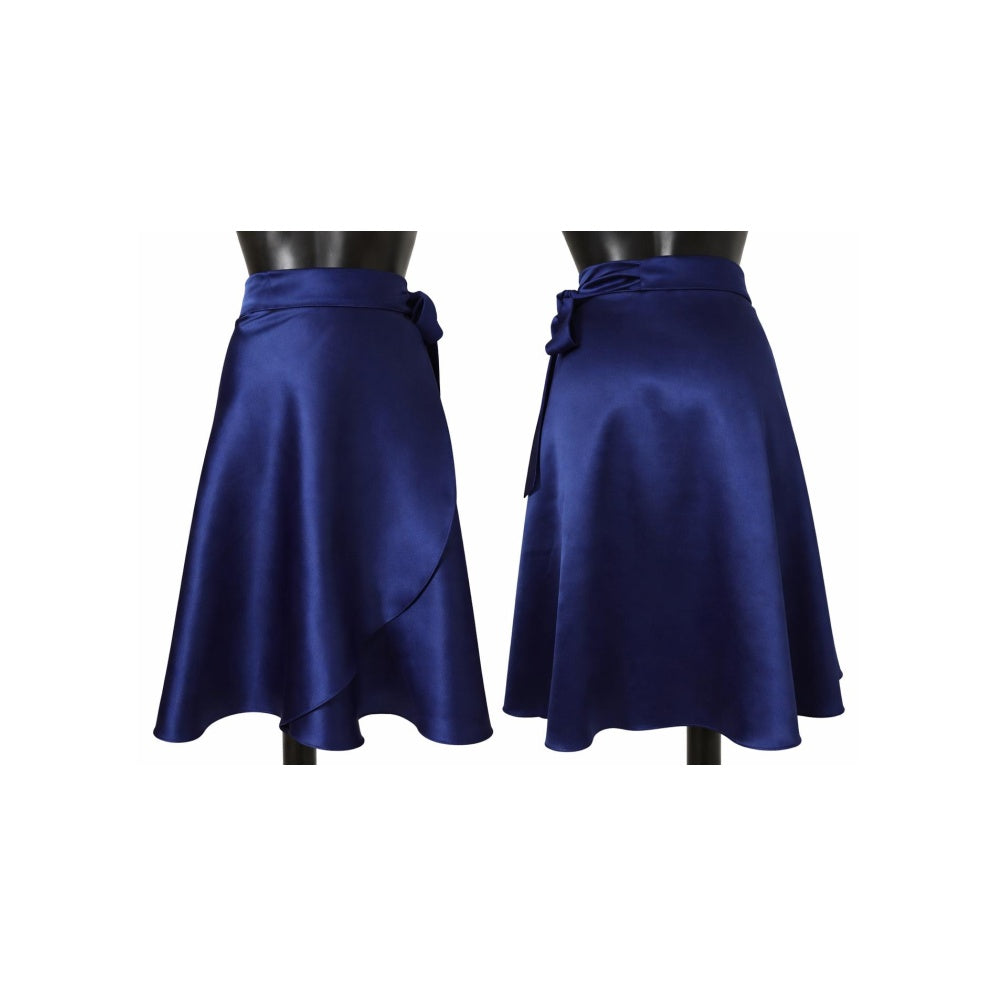 HD Short satin skirt