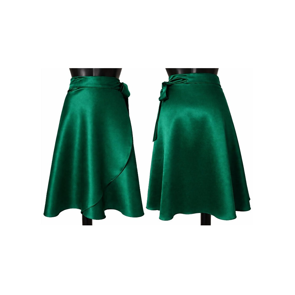 HD Short satin skirt