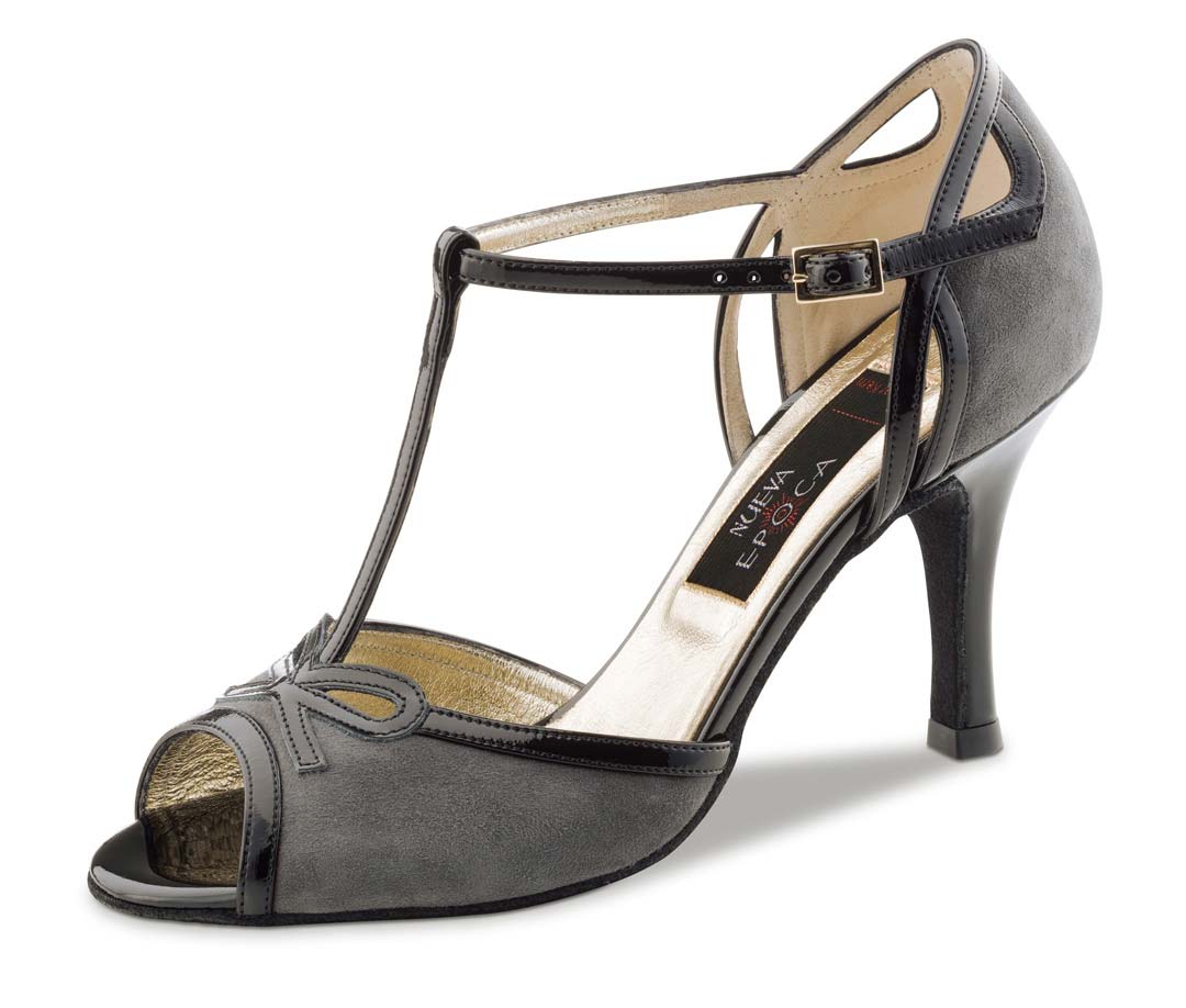 NUEVA EPOCA Alexia ladies dancing shoes Grey/ Black