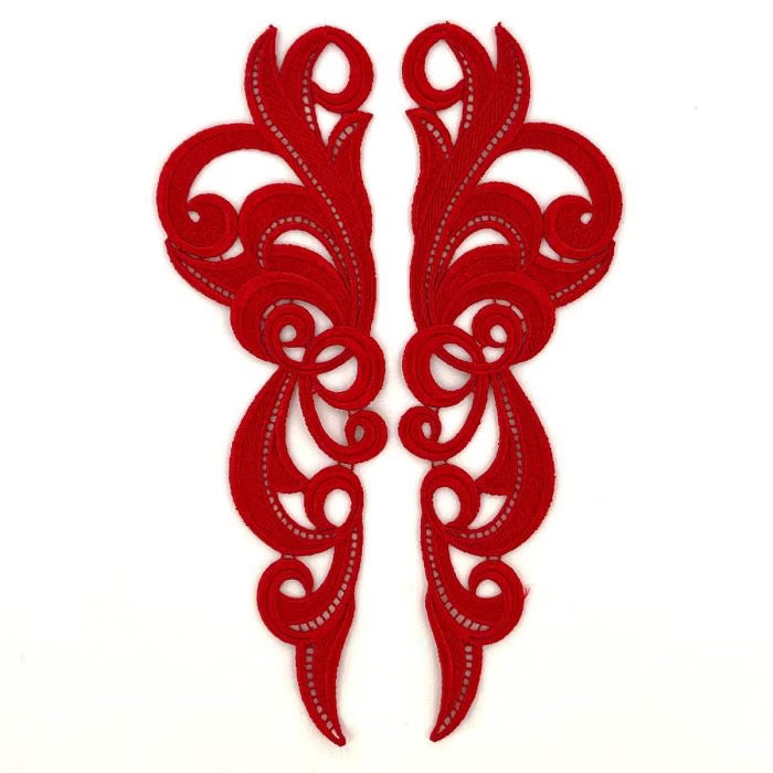 párová Krajka HERO ,Red , šířka 60 cm, 85%VI , 15%CO