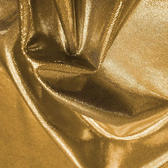 Lycra Metallic Dot Gold on Gold , 150cm , 80%NY 20%EA