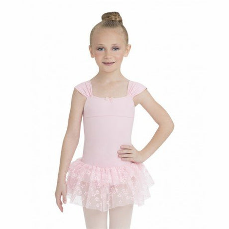 CAPEZIO Ruched Strap Dress - dětské šaty