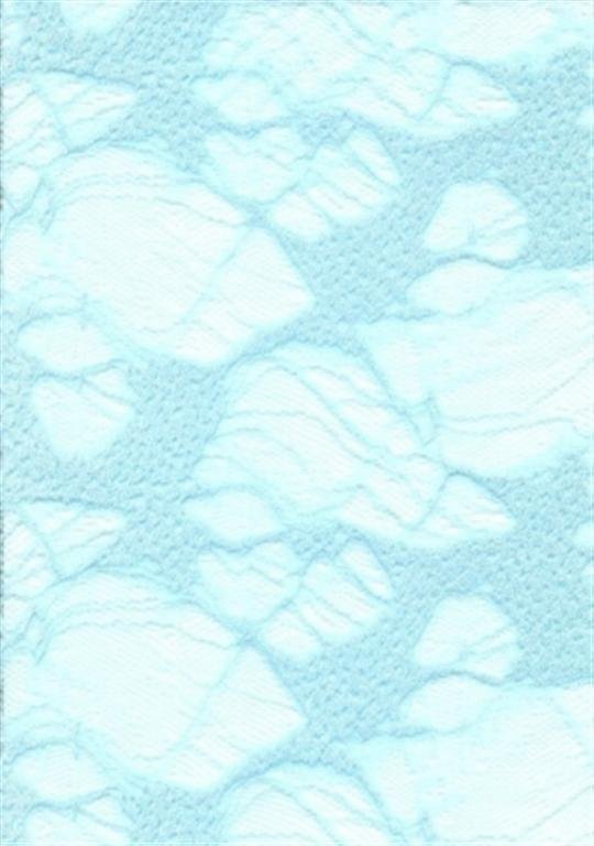 El. krajka Inspiration, Pale Turquoise, š. 140cm, 85% PA, 15% EA