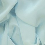 Georgette, Pale Turquoise, š. 110 cm, 100% PES