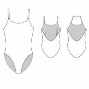 CAPEZIO Seamless low-back camisole leotard - bezešvé tělové body