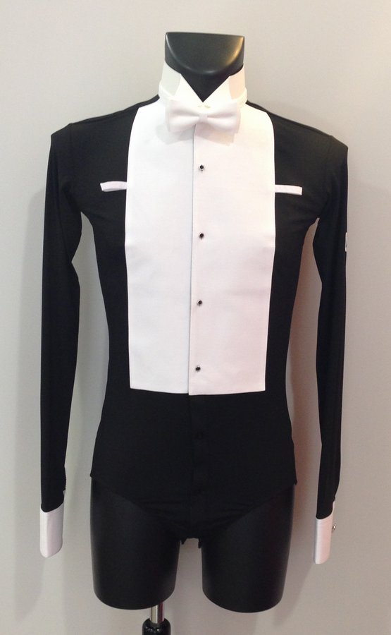 Fraková košile stretch - black