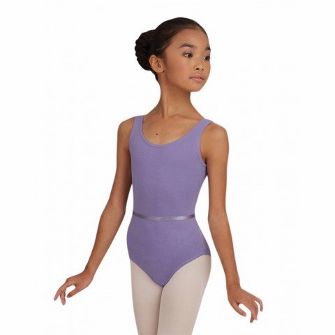 CAPEZIO Childs scoop neck tan leoptard  dětský dres