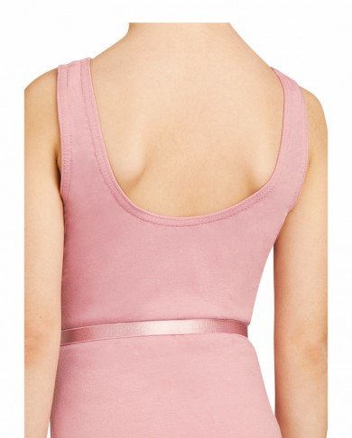 CAPEZIO Pinch-front tank leotard with belt dětský dres