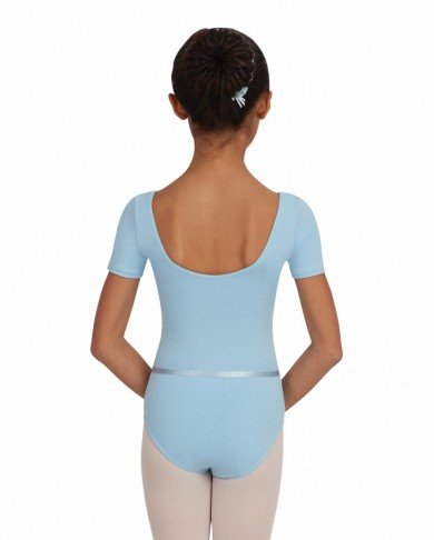 CAPEZIO Short-sleeve leotard with belt dětský dres