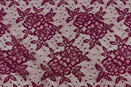 El. krajka Bellarosa, Black, š. 165 cm,  95% PA, 5% LY