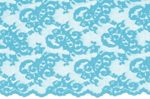 El. krajka Desire, Aqua, 140 cm, 85%PA, 15%EA