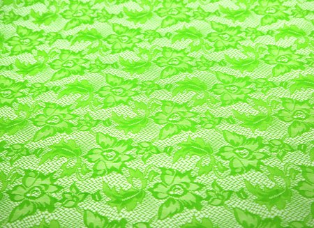 El. krajka Valentina, Fluo green, š.150 cm, 92% PA , 8% EA
