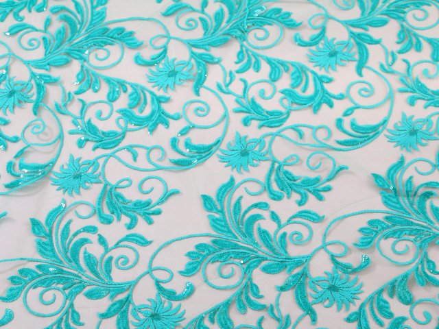 Ariane vyšívaná síťka Jade