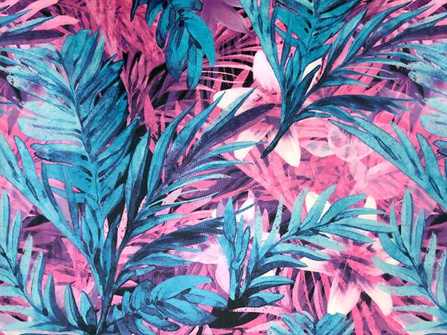 Georgette, Tropical, š. 112cm, 100%PES