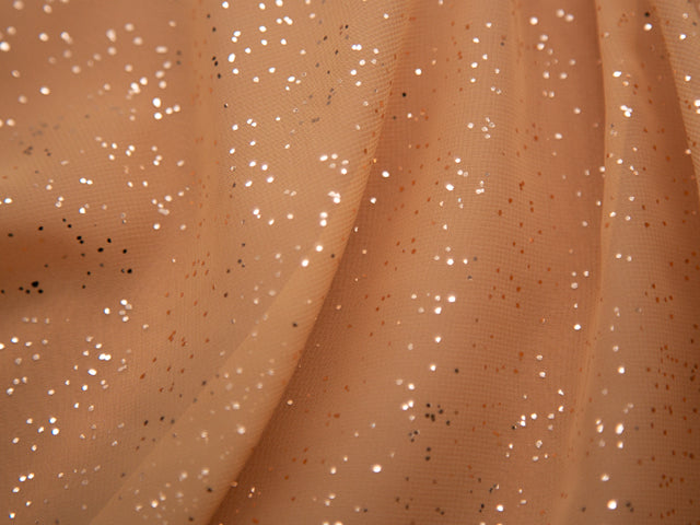 Síťka Starlight, Rose Gold- Cappuccino, š.140cm