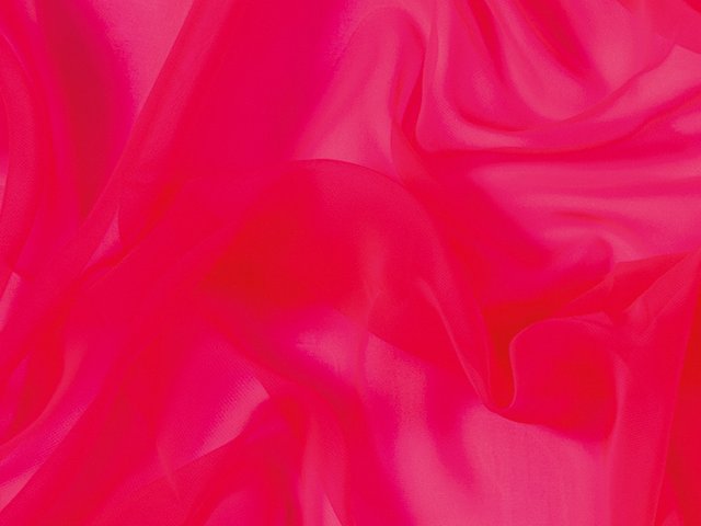 Georgette, Pink Tropicana š.112cm, 100% PES