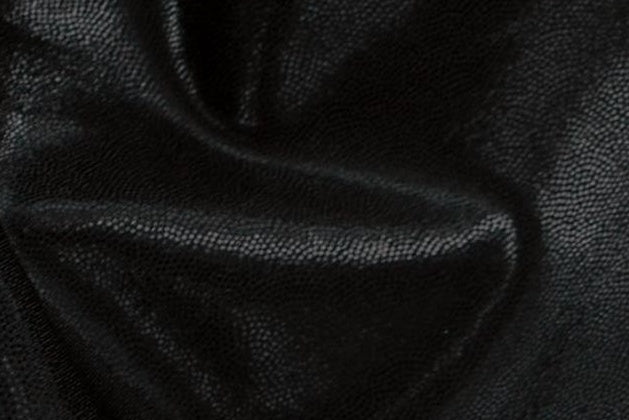 Lycra Metallic Dot Black on Black  , 150cm , 80%NY  20%EA