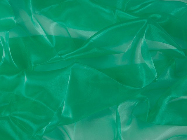 Organza, Cool Aqua, š. 145 cm, 100% PES