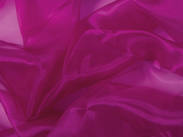 Organza, Fuchsia Pink, š. 140 cm, 100% PES