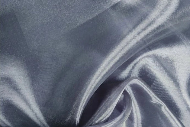 Organza, Hematite, š. 140 cm, 100% PES