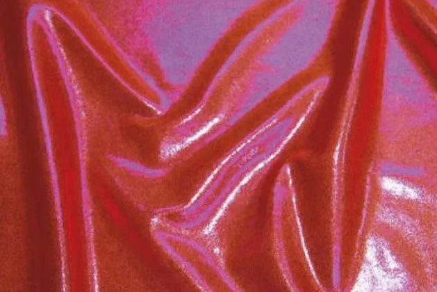 Lycra Metallic Dot Pink on Orange, 150cm , 80%NY  20%EA