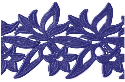 Sabrina, krajkový pás Sapphire, š. 12 cm