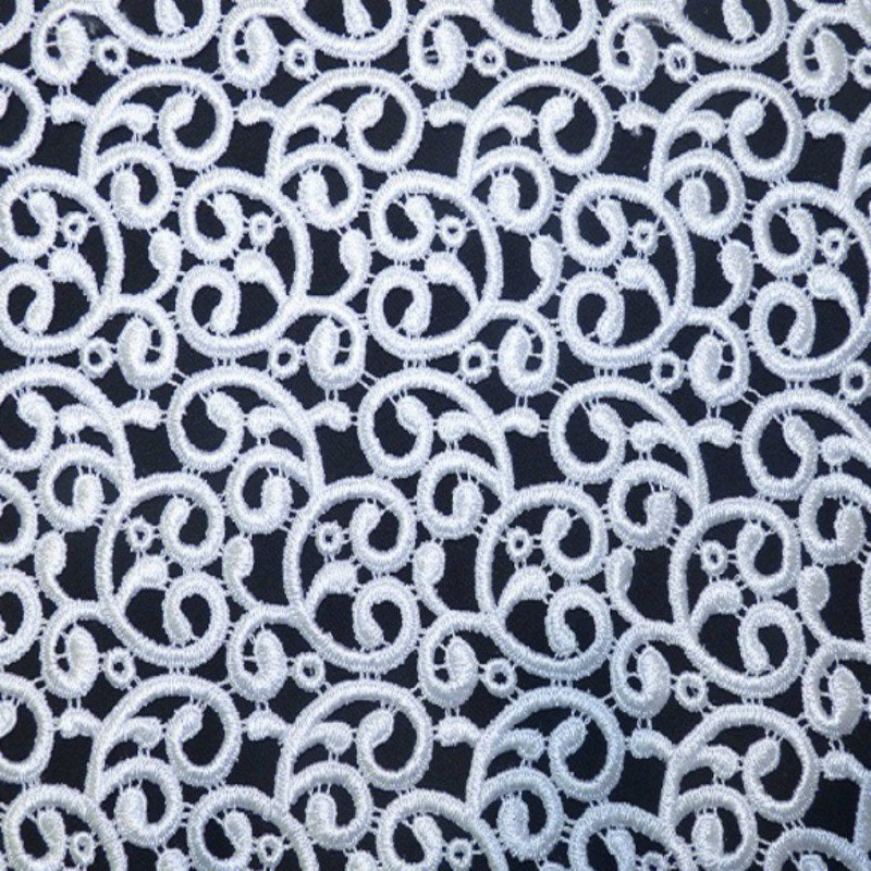 Krajka Safona Guipure, White