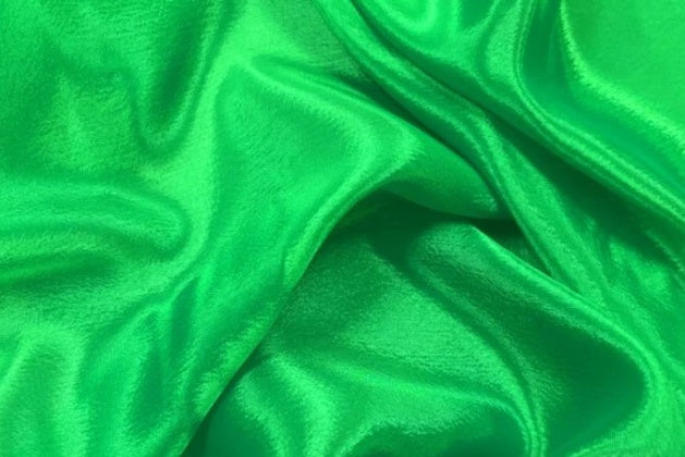 Satin Chiffon, Apple Green 112cm, 100%PES
