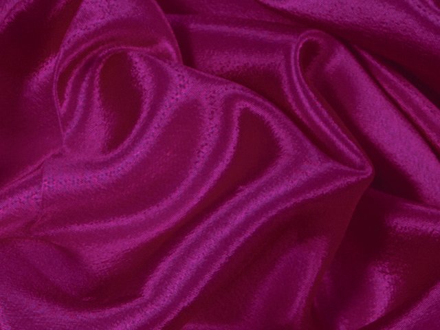 Satin chiffon Fuchsia Pink pink,  100%PES