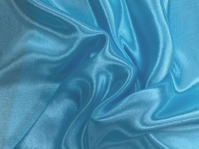 Satin Chiffon, Ice Blue, 112cm, 100%PES