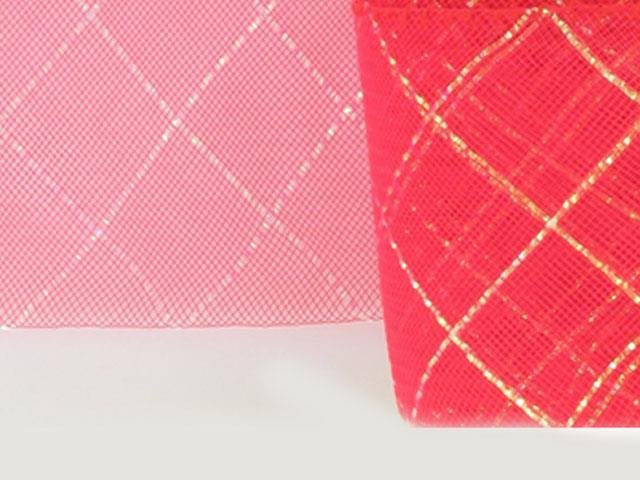 Soft boning Diamond crinoline Red 76mm