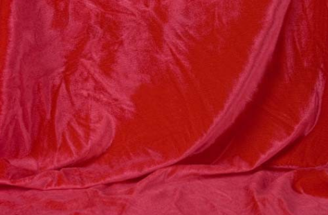Smooth velvet  stretch, Red, 140 cm wide, 87% PA, 13% EA