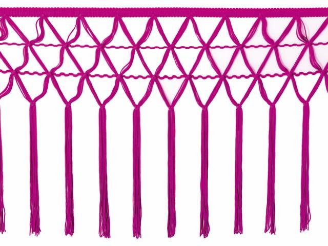 Třásně, Fuchsia Pink