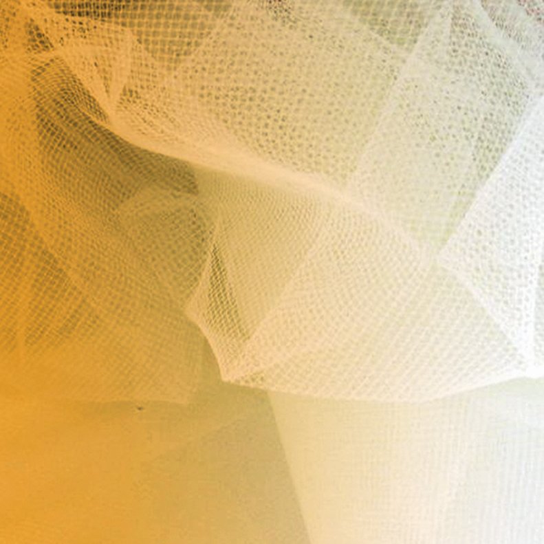 Shading net ,Saffron - White