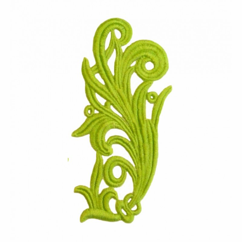 Wiktoria pairlace , Pistachio  18 x 8 cm wide