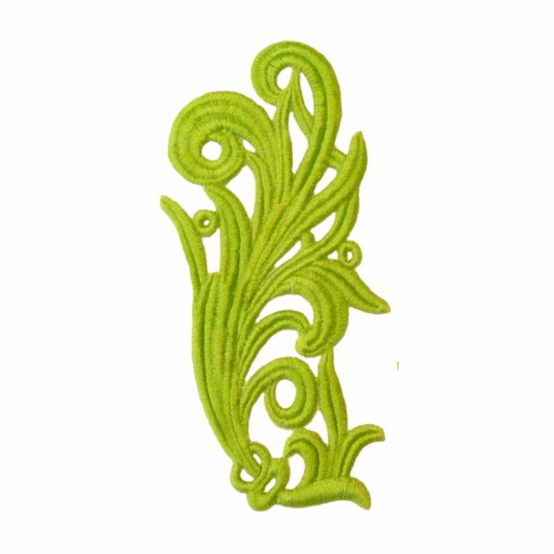Wiktoria pairlace , Pistachio  18 x 8 cm wide