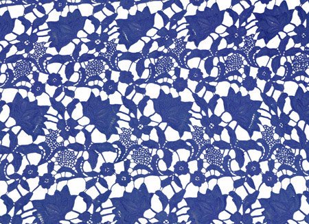 Krajka Clover Allover, Sapphire