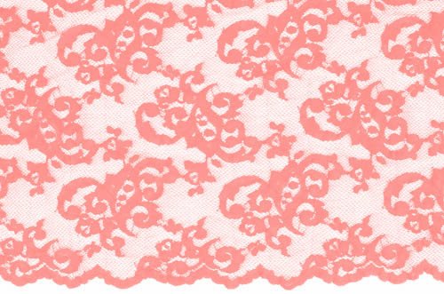El. krajka Desire, Coral, š. 140 cm, 85%PA, 15%EA