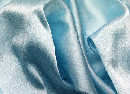 El. satén, Pale Turquoise, š.120cm, 96% PES, 4% EA