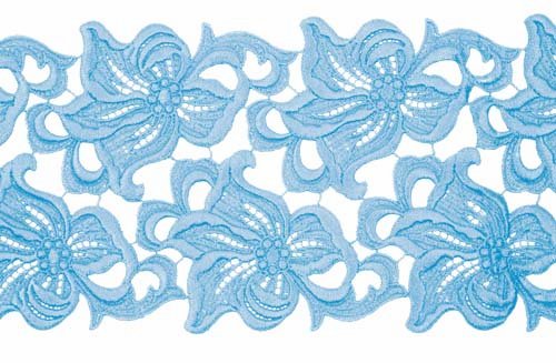 Krajkový pás Lily, Malibu, š. 15cm