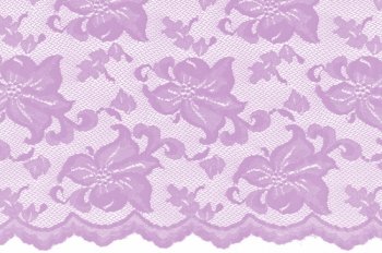El. krajka Lily, Lilac, š. 140cm, 85% PA, 15% EA