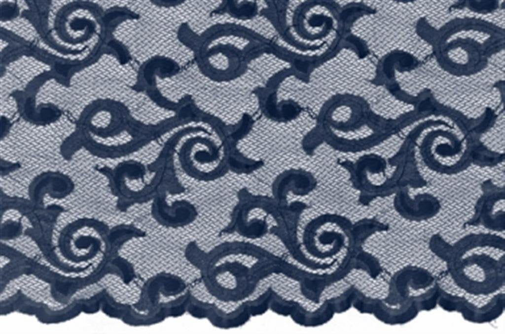 El. krajka Lola, Navy, š. 140cm, 80% PAD, 20% EA