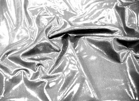 Metallic micro dot shine lycra - Silver, š. 140 cm, 80% NY, 20/ EL