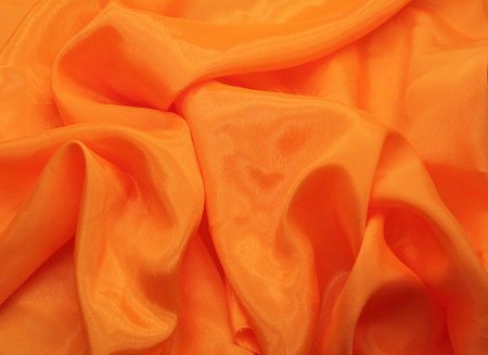 Pearl Chiffon, Mango, š. 110cm, 100% PES